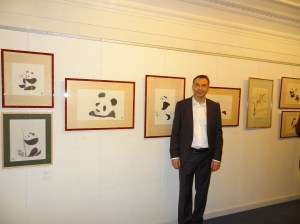 Frédéric Laloyeau (devant les Pandas)